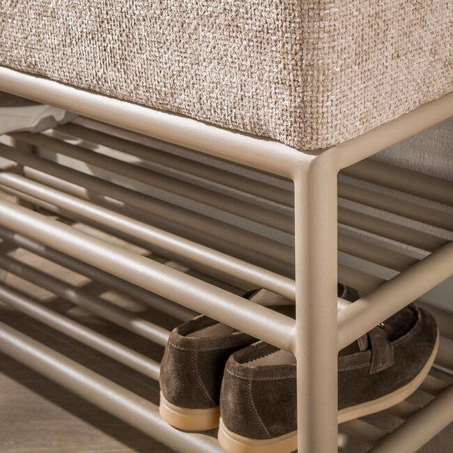 WoonStijl Schoenenbank Terra 85cm Beige