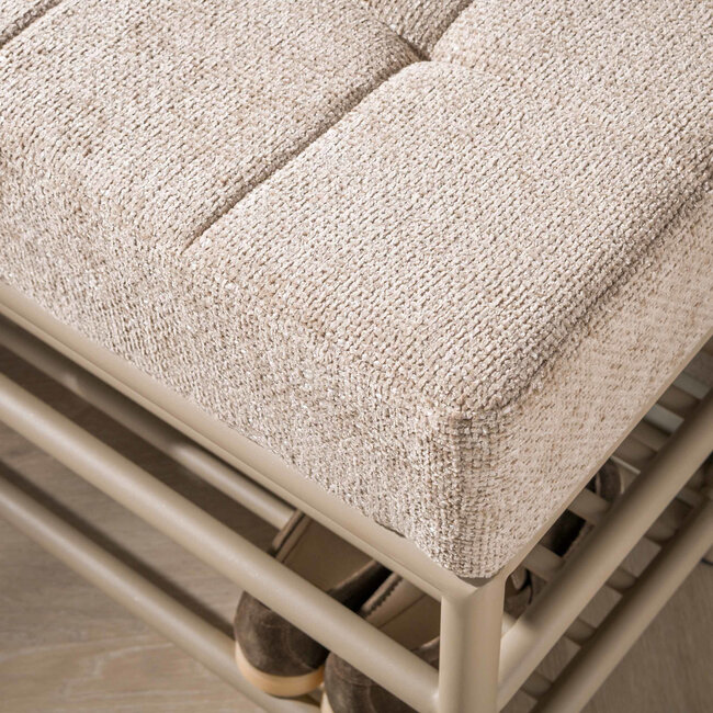WoonStijl Schoenenbank Terra 85cm Beige
