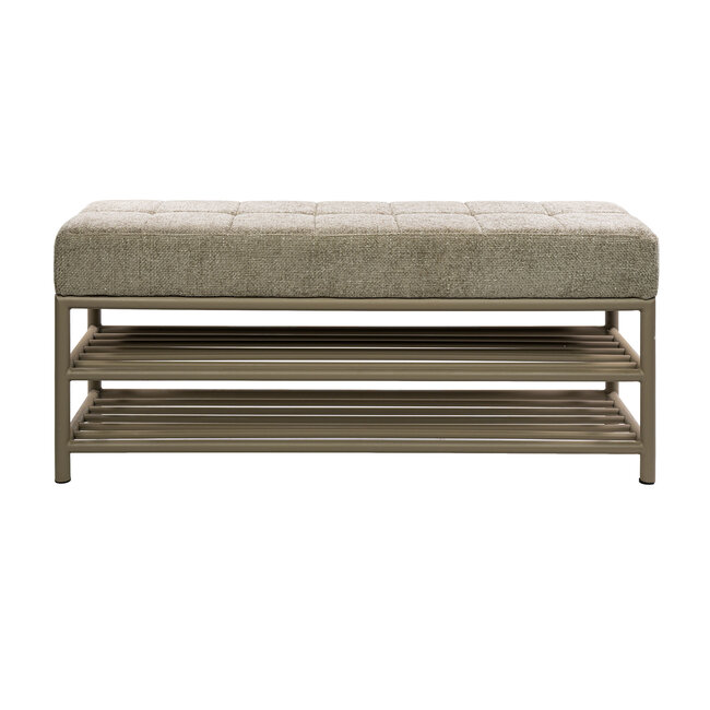 WoonStijl Schoenenbank Terra 125cm Beige