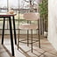 WoonStijl Barstoel Round Cargo zand - frame bruin