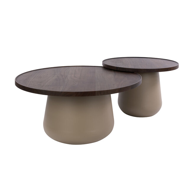 WoonStijl Salontafelset Dune Beige rond