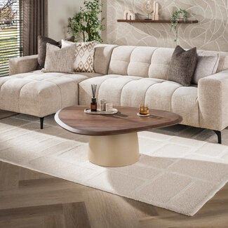 WoonStijl Salontafel Dune driehoekig Beige