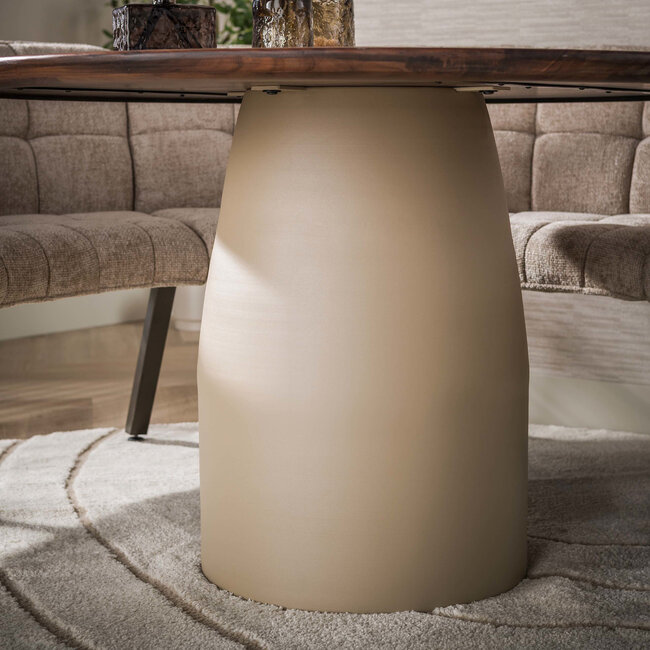 WoonStijl Eettafel Dune rond Ø130cm Beige