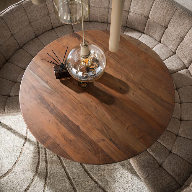WoonStijl Eettafel Dune rond Ø130cm Beige