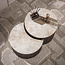 WoonStijl Salontafel Ceramo half rond set van 2 Taj Mahal