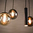 WoonStijl Hanglamp Orb 6+5-lichts Zwart
