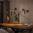 WoonStijl Hanglamp Orb 6+5-lichts Zwart