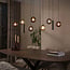 WoonStijl Hanglamp Orb 6+5-lichts Zwart