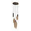 WoonStijl Hanglamp Cocoon pendel getrapt 5-lichts Sienna bruin-frosted