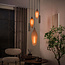 WoonStijl Hanglamp Cocoon pendel getrapt 5-lichts Sienna bruin-frosted