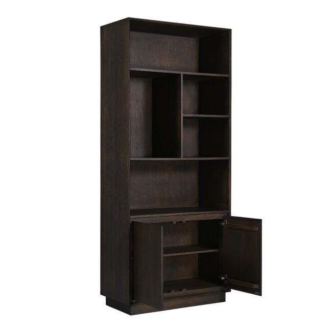 Livingfurn Boekenkast Firato Basalt 90cm