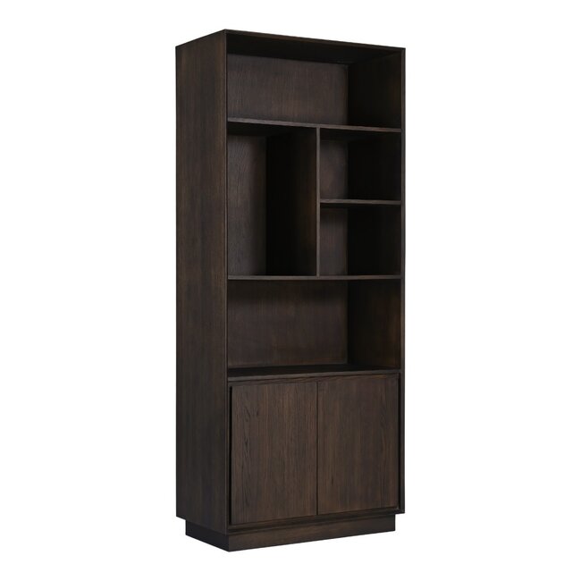 Livingfurn Boekenkast Firato Basalt 90cm