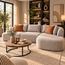 MySofa Hoekbank Blocks | Ottomane + 90 cm + longchair  | Clay 84 - Showroommodel
