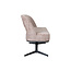 Label51 Eetkamerbanken Port Grimaud - Taupe - Haga - 150 cm | Zwart Metaal