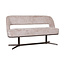 Label51 Eetkamerbanken Port Grimaud - Naturel - Haga - 190 cm -  Uitvoering190 cm | Naturel | Brons Metaal