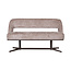 Label51 Eetkamerbanken Port Grimaud - Taupe - Haga - 190 cm | Zwart Metaal