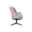 Label51 Eetkamerbanken Port Grimaud - Taupe - Haga - 190 cm | Zwart Metaal