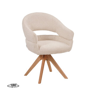 Label51 Eetkamerstoel Sofia - Naturel - Superb - Naturel Hout