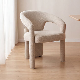 Label51 Eetkamerstoel Haruki - Naturel - Superb - Naturel Stof