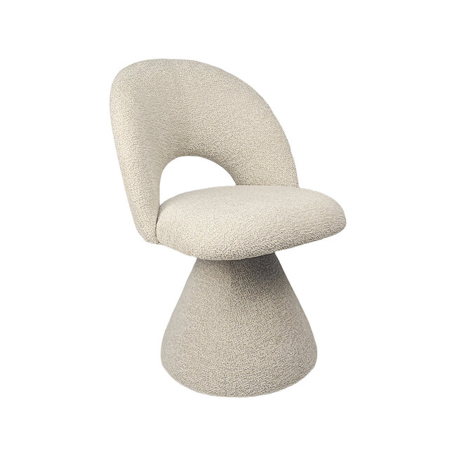 Label51 Eetkamerstoel Studio - Naturel - Superb - Naturel Stof