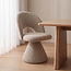 Label51 Eetkamerstoel Studio - Beige - Superb - Beige Stof