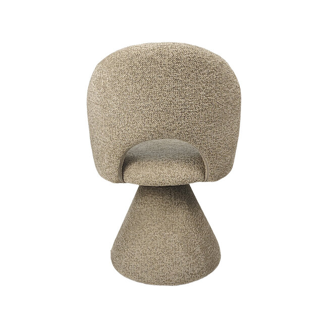 Label51 Eetkamerstoel Studio - Beige - Superb - Beige Stof