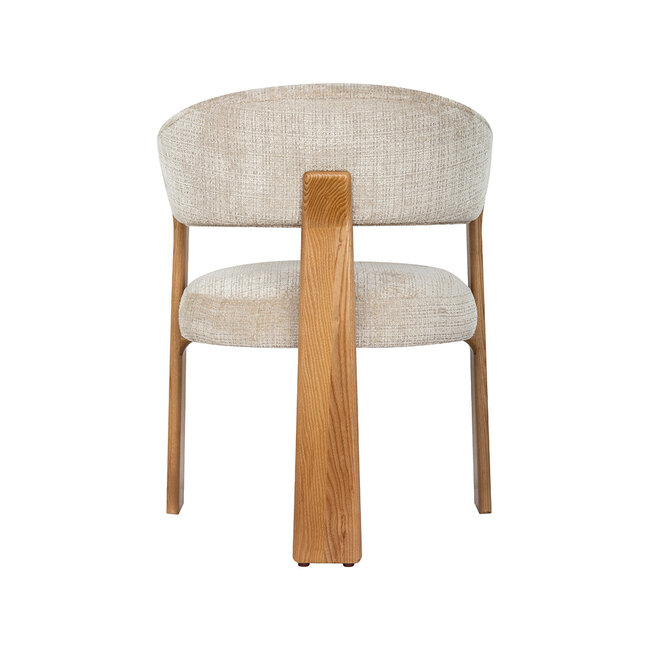 Label51 Eetkamerstoel Nice - Naturel - Cremona - Naturel Hout