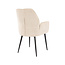 Label51 Eetkamerstoel Mayson - Naturel - Raven - Taupe Metaal
