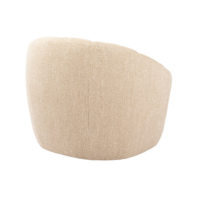 Label51 Fauteuil Marvito - Beige - Rustic Weave - One Size