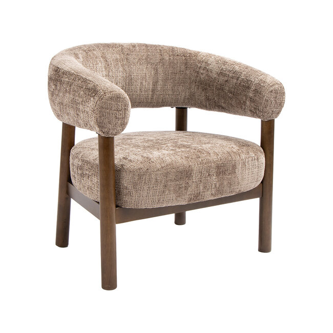 Label51 Fauteuil Alegra - Taupe - Cremona - One Size