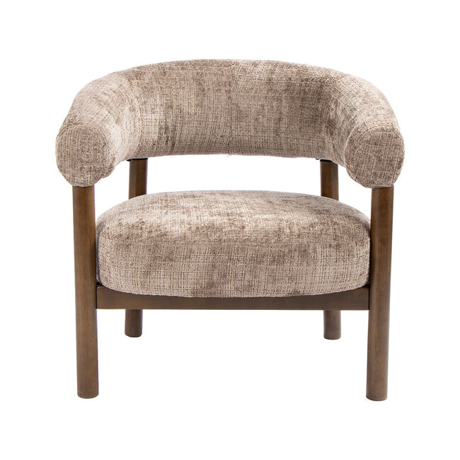 Label51 Fauteuil Alegra - Taupe - Cremona