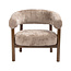 Label51 Fauteuil Alegra - Taupe - Cremona