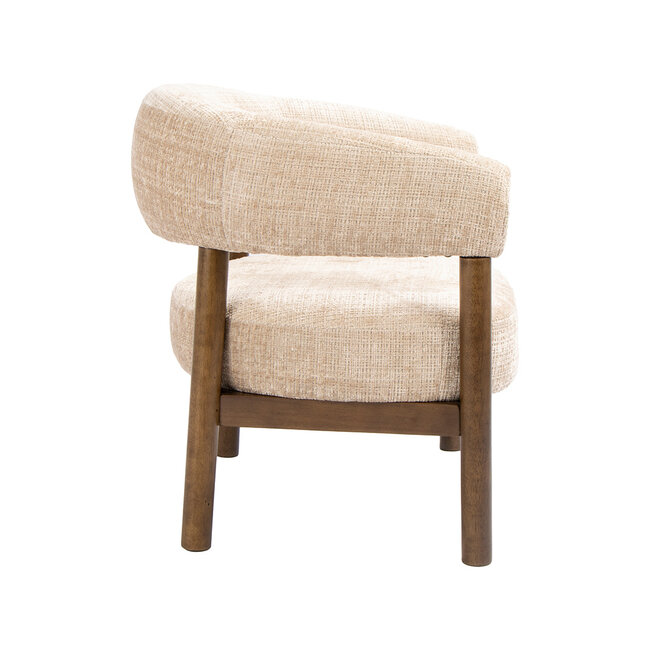 Label51 Fauteuil Alegra - Beige - Cremona - One Size