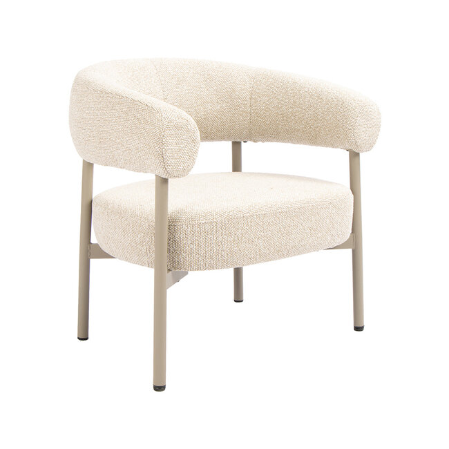 Label51 Fauteuil Delfina - Naturel - Royal Boucle - One Size