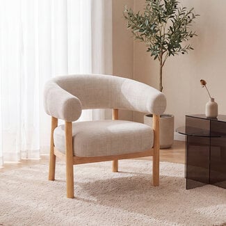 Label51 Fauteuil Alegra - Naturel - Cremona
