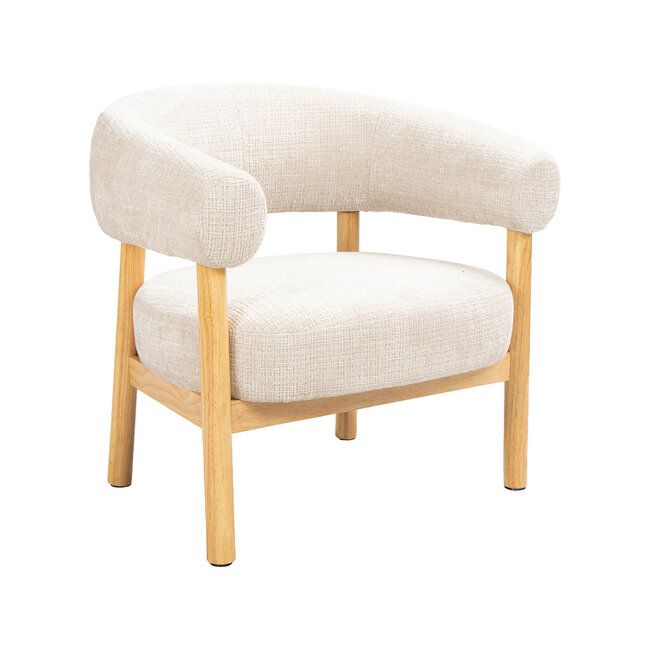 Label51 Fauteuil Alegra - Naturel - Cremona - One Size