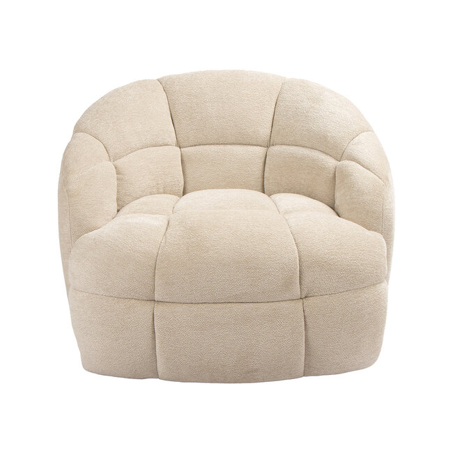 Label51 Draaifauteuil Bubble – Naturel Raven