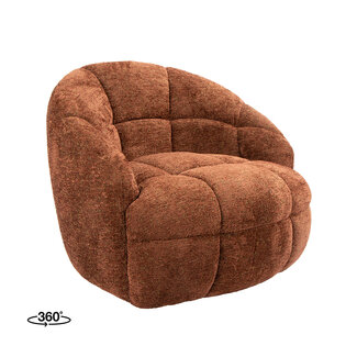 Label51 Fauteuil Bubble - Burgundy - Ruby - One Size