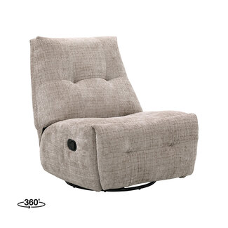 Label51 Relaxfauteuil Reset Spot – Beige Cremona | Manueel Verstelbaar