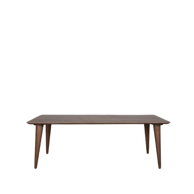 Label51 Eetkamertafel Fly - Espresso - Mangohout - 160x90 cm