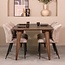 Label51 Eetkamertafel Fly - Espresso - Mangohout - 160x90 cm