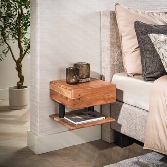 WoonStijl Nachtkastje 1 lade shelve
