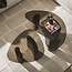 WoonStijl Salontafel Tinto organisch set van 2 salontafels met brons glas