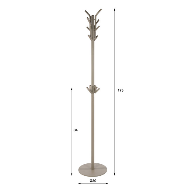 WoonStijl Staande kapstok Luno Drift beige