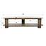 WoonStijl TV-meubel Selvo 180cm - 3D travertin zand