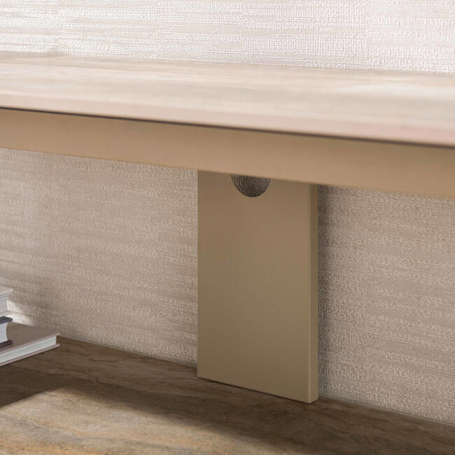 WoonStijl TV-meubel Selvo 180cm - 3D travertin zand