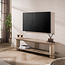 WoonStijl TV-meubel Selvo 180cm - 3D travertin zand