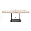 WoonStijl Eettafel Sabbia deens ovaal 215cm 3D travertin zand