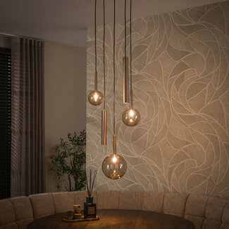 WoonStijl Hanglamp Lustra getrapt 5-lichts