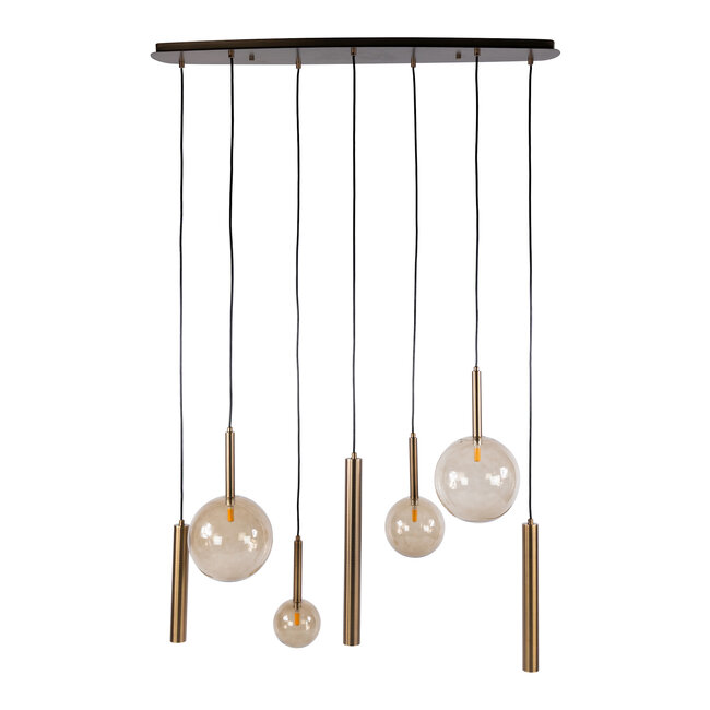 WoonStijl Hanglamp Lustra 4+3-lichts